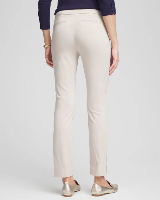 Brigitte Pull-On Slim Rivet Ankle Pants - image 3